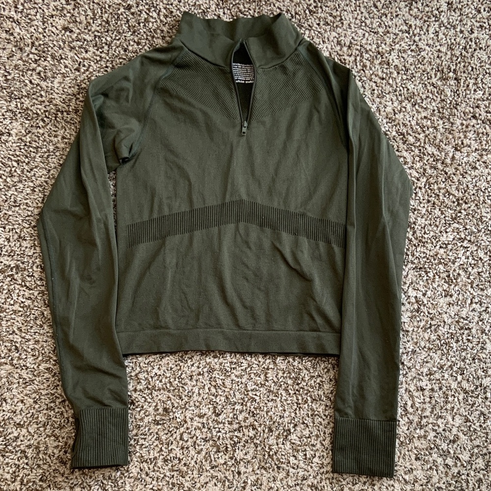 Pink Victoria sicret Olive Green Long Sleeve active collection